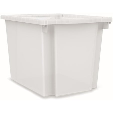 Hon FLAGSHIP STORAGE BINS, 12.75 X 16 X 12, TRANSLUCENT, TWO LARGE TRAYS AND FOUR RAILS/KIT HONHFMBIN12
